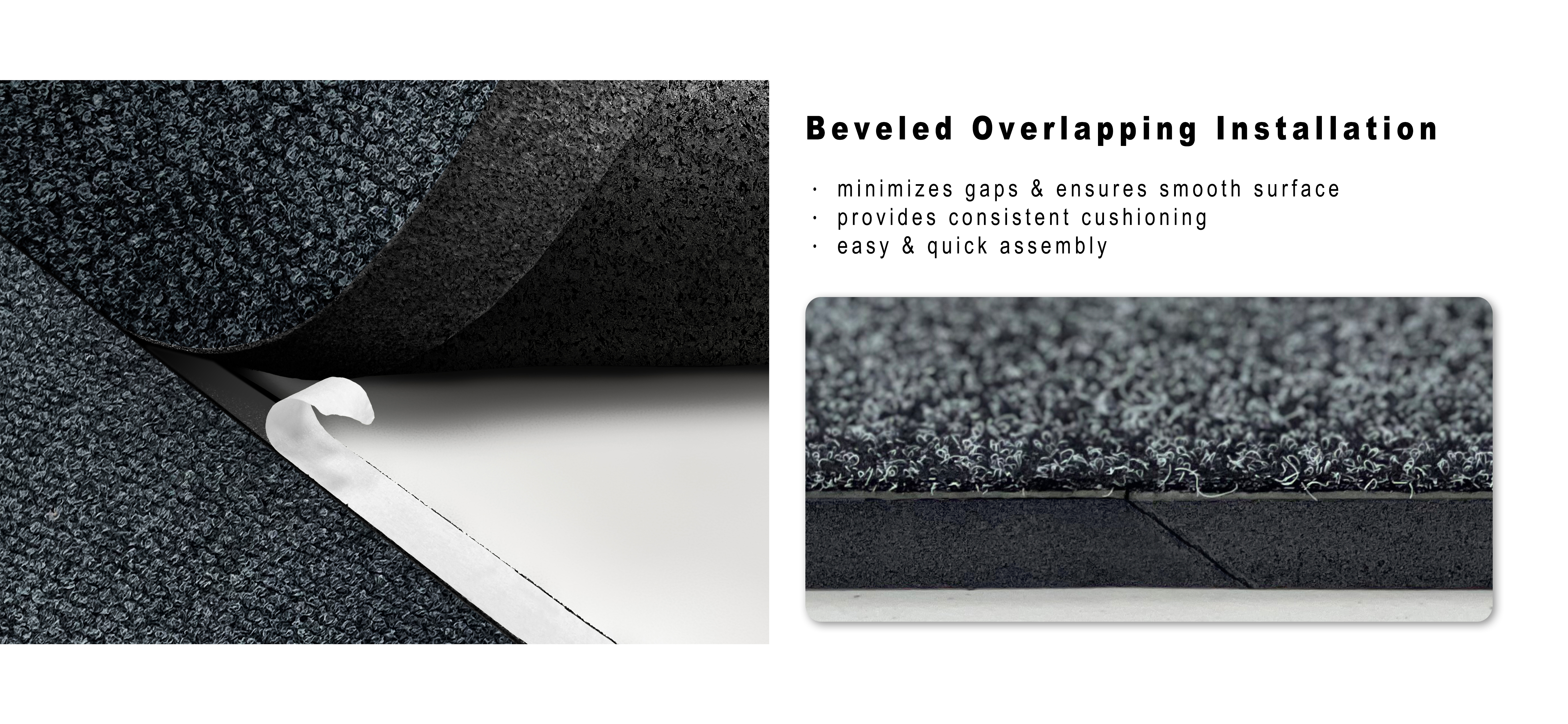 Carpeted Flooring Tiles